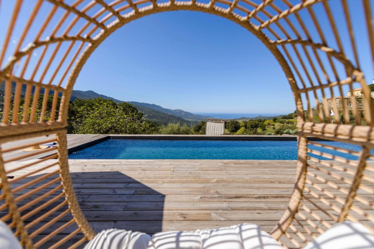 Terre De Maquis, Maison D'Hotes Vue Mer Corse Sari-D'orcino ภายนอก รูปภาพ