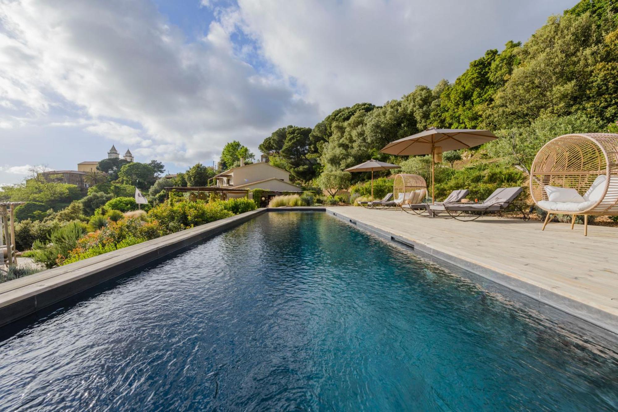 Terre De Maquis, Maison D'Hotes Vue Mer Corse Sari-D'orcino ภายนอก รูปภาพ