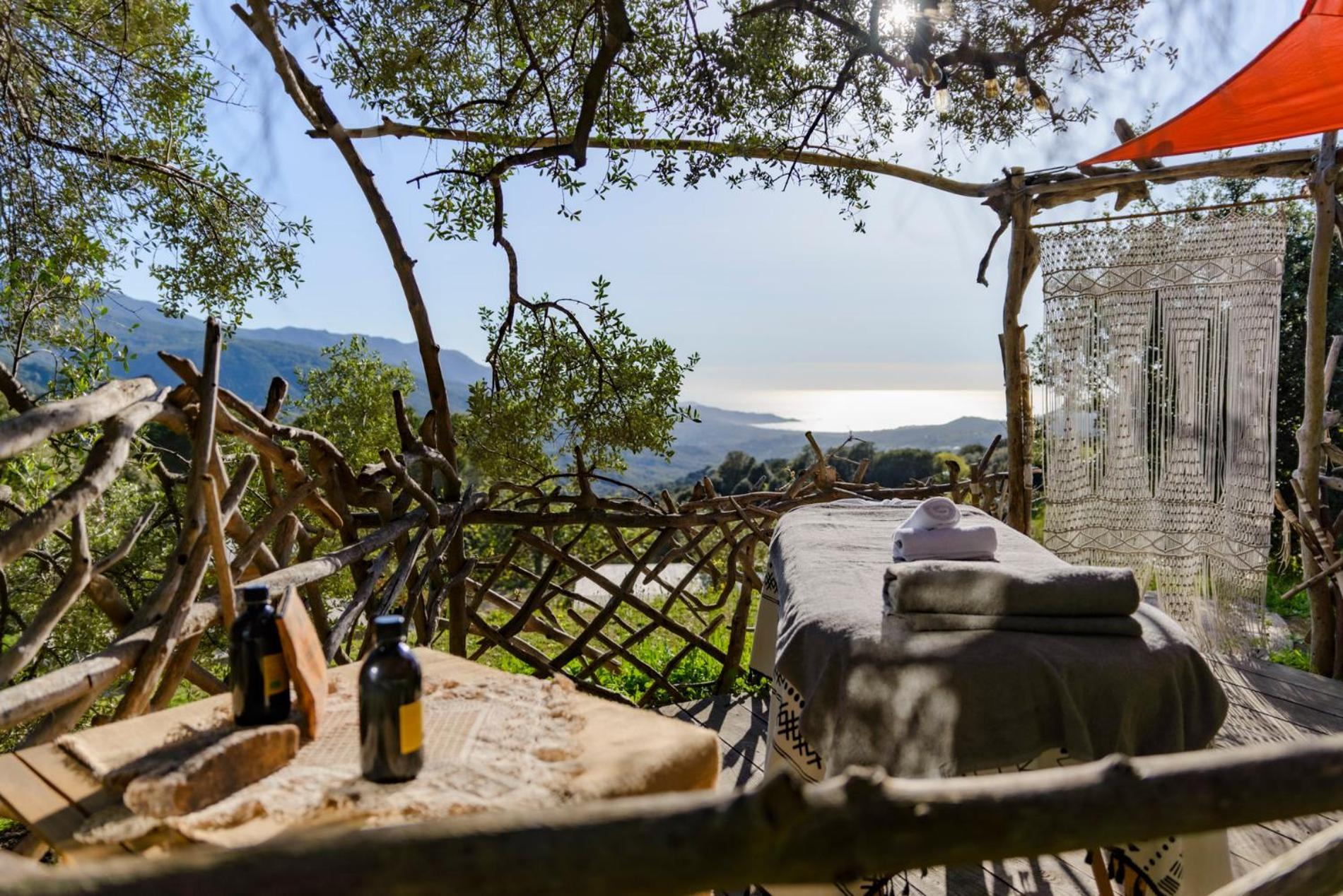Terre De Maquis, Maison D'Hotes Vue Mer Corse Sari-D'orcino ภายนอก รูปภาพ