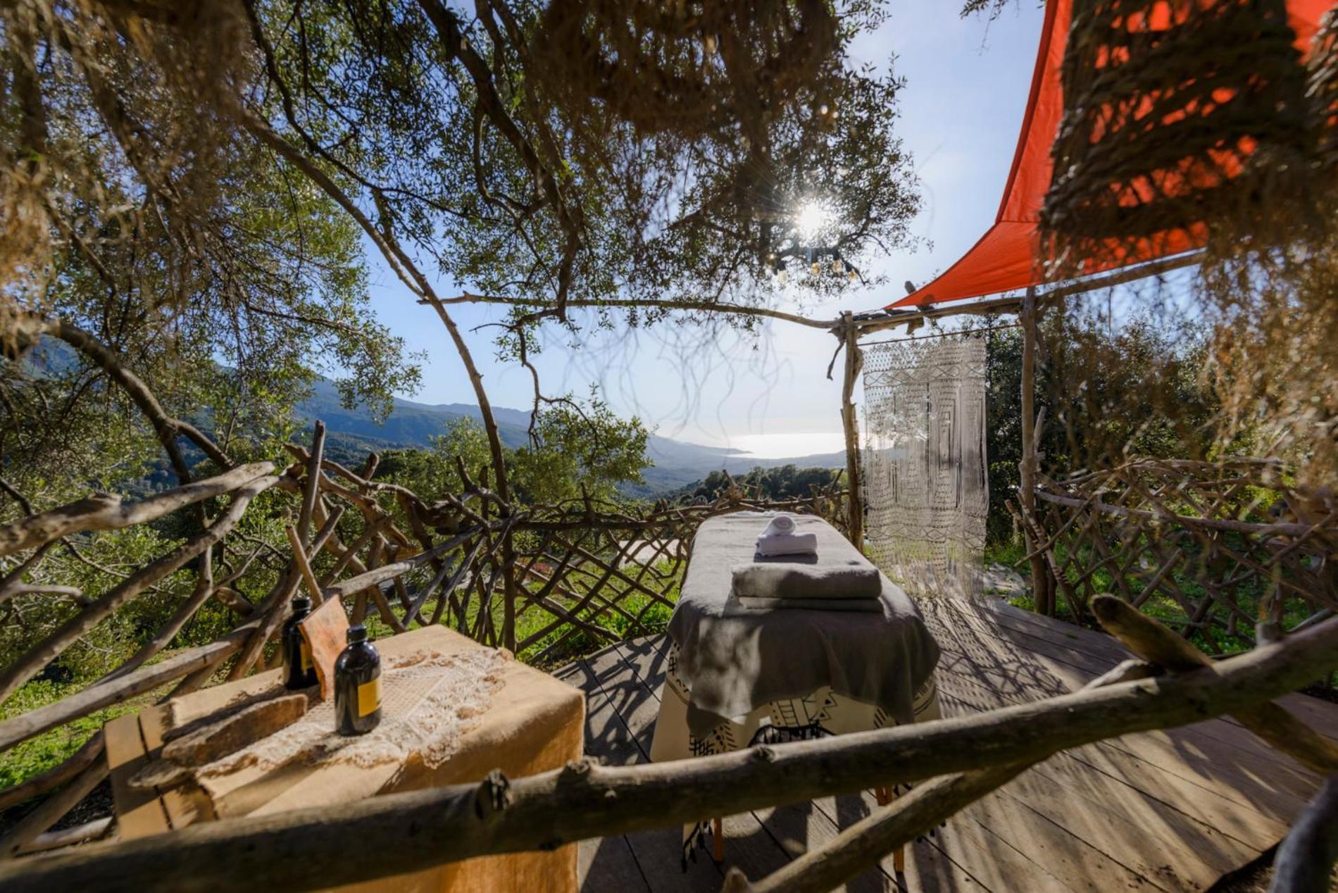 Terre De Maquis, Maison D'Hotes Vue Mer Corse Sari-D'orcino ภายนอก รูปภาพ