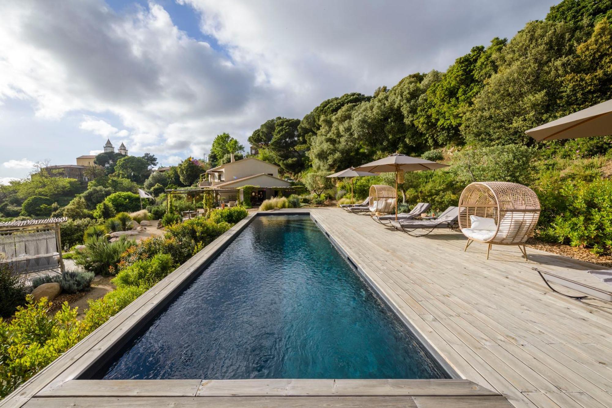 Terre De Maquis, Maison D'Hotes Vue Mer Corse Sari-D'orcino ภายนอก รูปภาพ