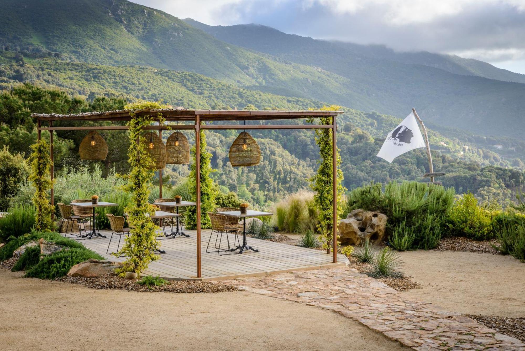 Terre De Maquis, Maison D'Hotes Vue Mer Corse Sari-D'orcino ภายนอก รูปภาพ