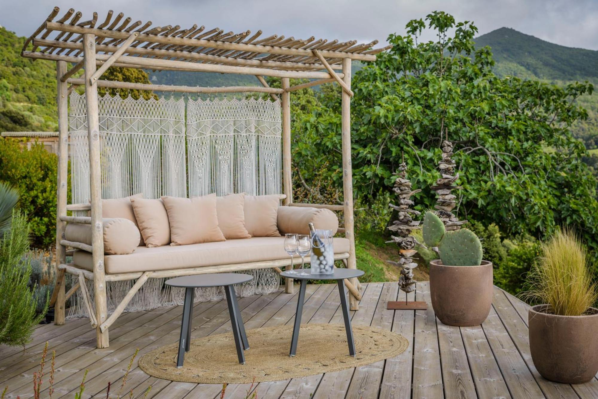 Terre De Maquis, Maison D'Hotes Vue Mer Corse Sari-D'orcino ภายนอก รูปภาพ