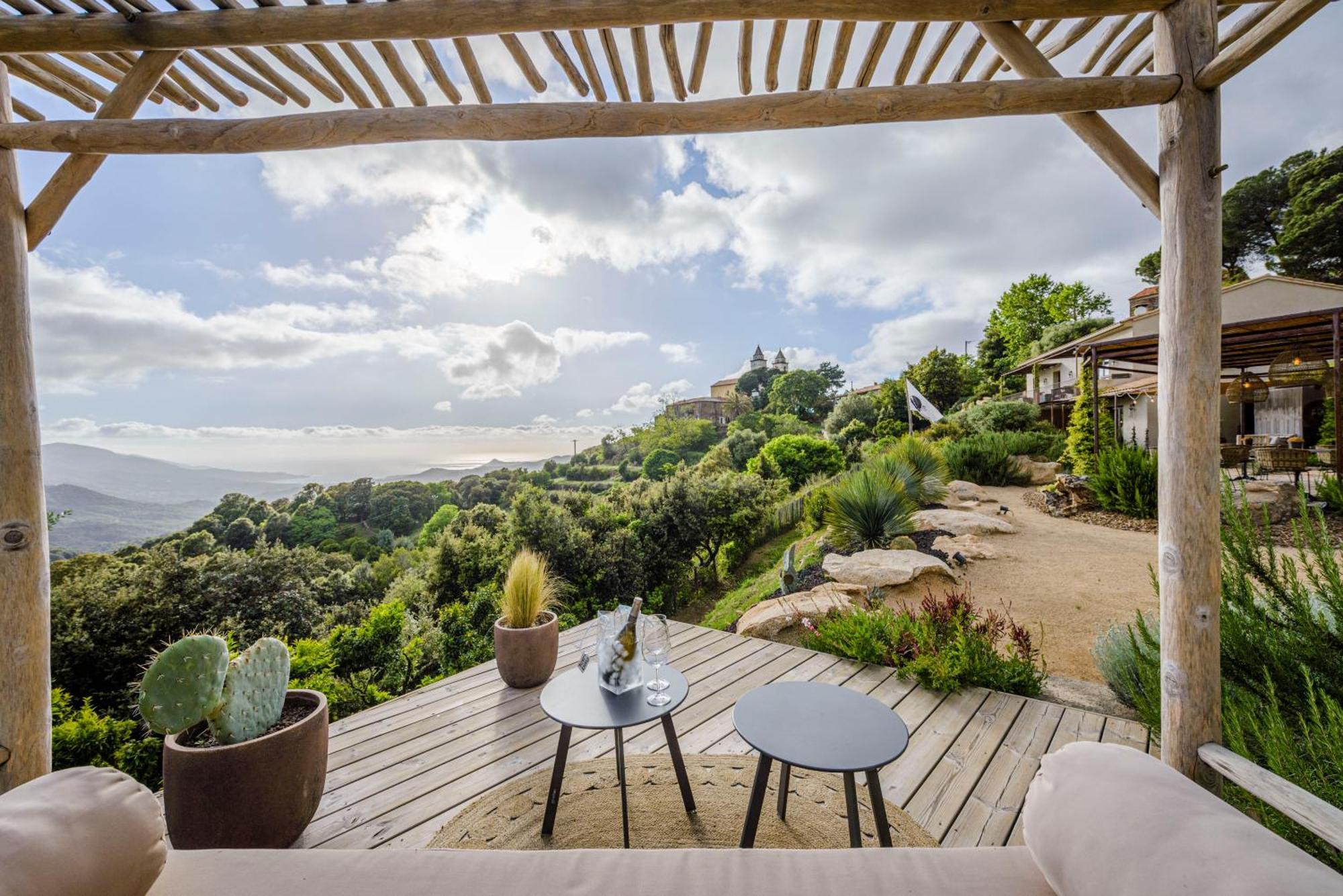 Terre De Maquis, Maison D'Hotes Vue Mer Corse Sari-D'orcino ภายนอก รูปภาพ